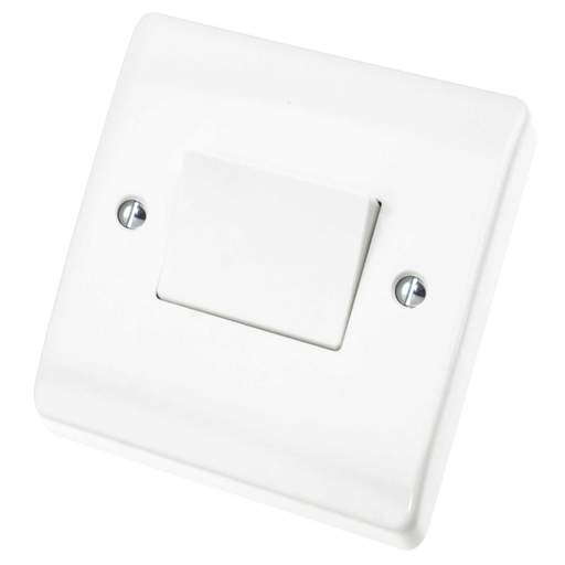Scolmore Click Curva 10A Triple Pole Switch White