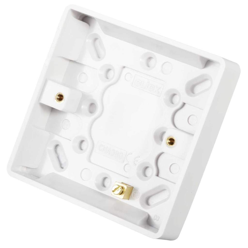 Nuovo Incasso Metallo Retro Scatola Elettrica 1 Banda Singolo