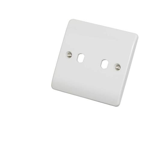 Scolmore Click Mode 2 Gang Dimmer Plate White