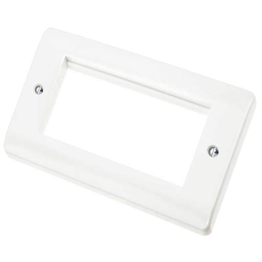 Scolmore Click Mode 2 Gang 4 Euro Module Front Plate