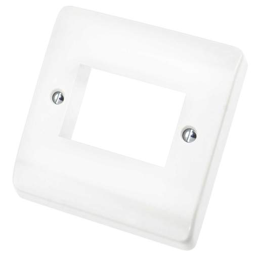 Scolmore Click Mode 1 Gang 3 Module Minigrid Front Plate