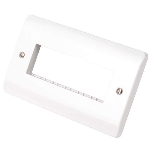 Scolmore Click Mode 2 Gang 6 Module Minigrid Front Plate