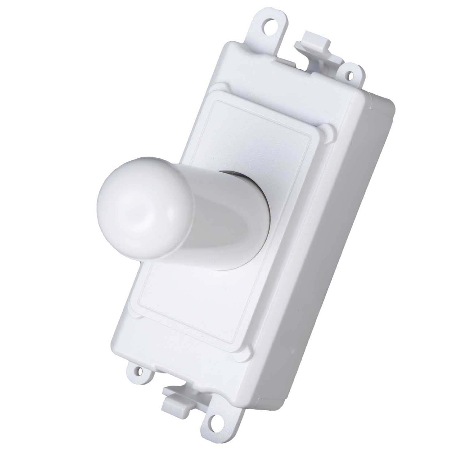 Scolmore Click Gridpro 1 Module Dimmer Mounting Kit Polar White