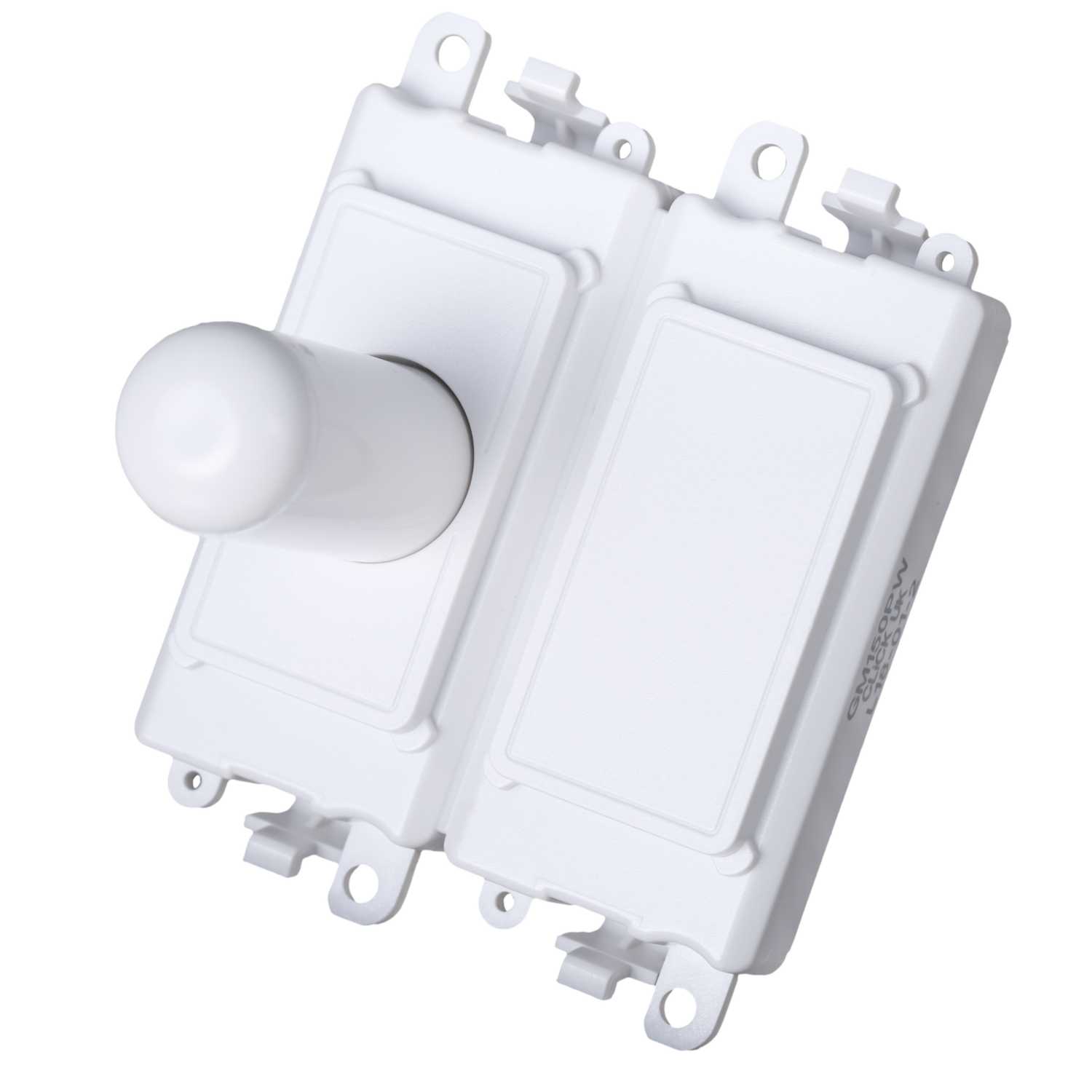 Scolmore Click Gridpro 2 Module Dimmer Mounting Kit Polar White