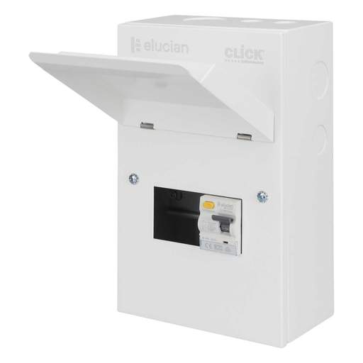 Scolmore Click Elucian Metal Clad Garage Unit with 63A Type A RCD