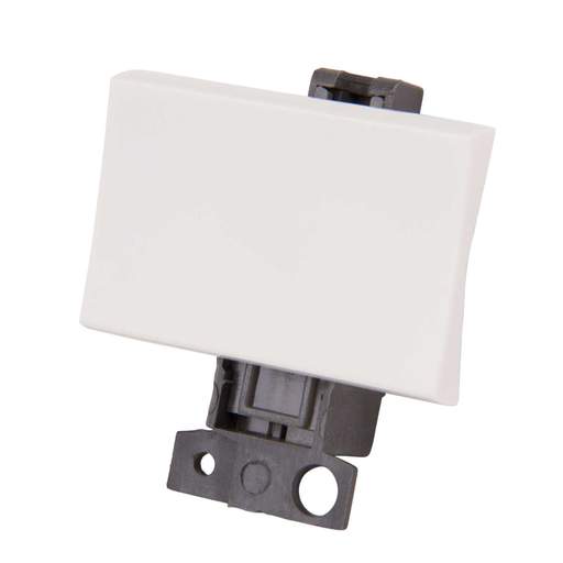 Scolmore Click Mini Grid 10A 2 Way Paddle Switch Module Polar White