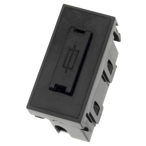 Scolmore Click New Media 13A Fused Connection Unit Euro Module Black