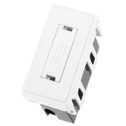 Scolmore Click New Media 13A Fused Connection Unit Euro Module White