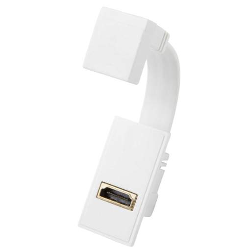 Scolmore Click New Media HDMI 1.4 Euro Module complete with Fly Lead White