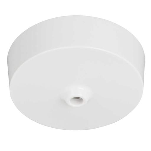 Scolmore Click Essentials Ceiling Rose with Clear Polycarbonate Base