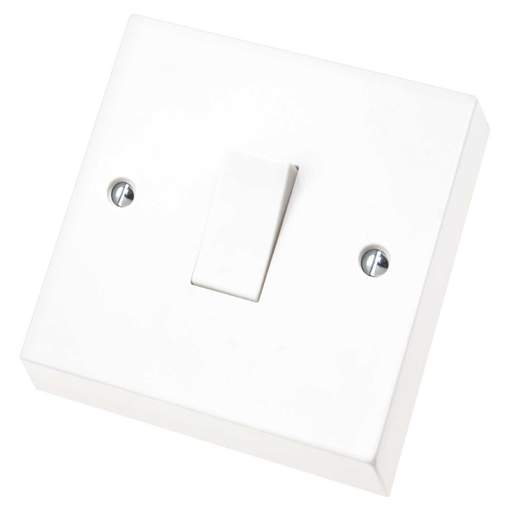 Scolmore Click Polar 10A 1 Gang Intermediate Switch White