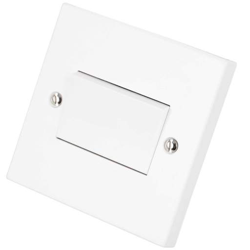 Scolmore Click Polar 10A 1 Gang 2 Way Paddle Switch White