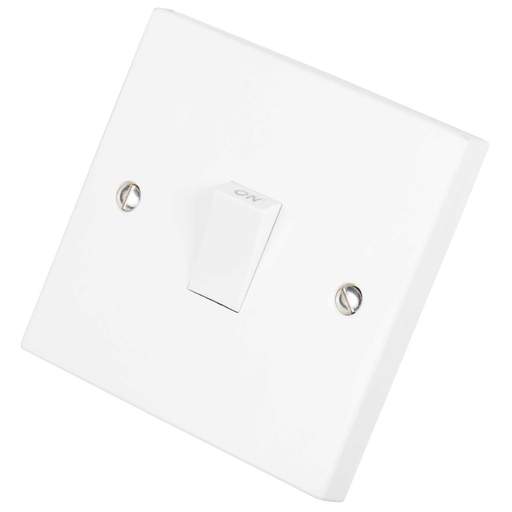Scolmore Click Polar 20A DP Switch White