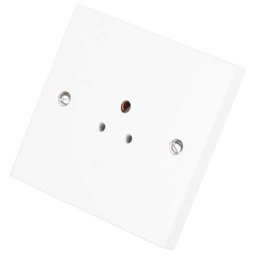 Scolmore Click Polar 2A 1 Gang Unswitched Socket White