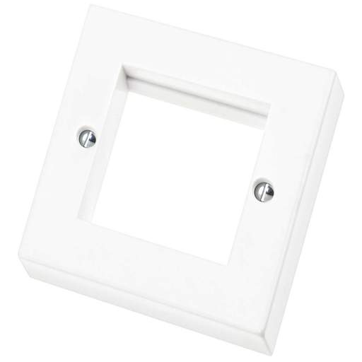 Scolmore Click Polar 1 Gang 2 Euro Module Front Plate