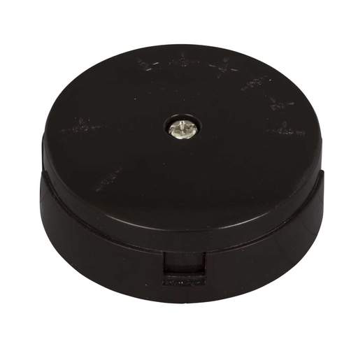 Scolmore Click Essentials 5A Junction Box Selective Entry 4 Terminal Brown