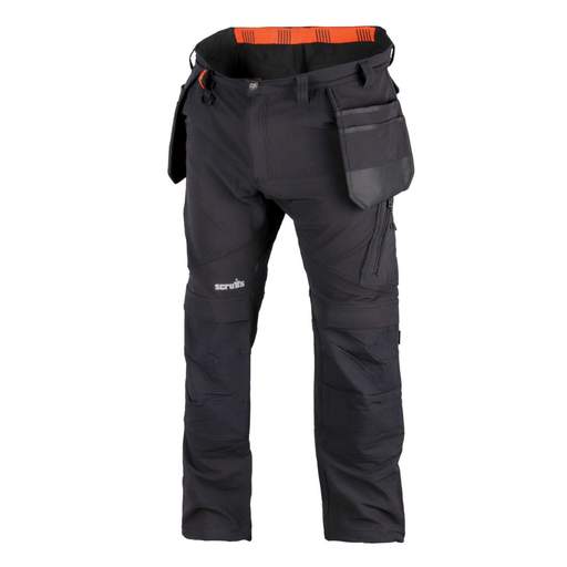 Scruffs 33W 32L Tech Holster Trousers Black