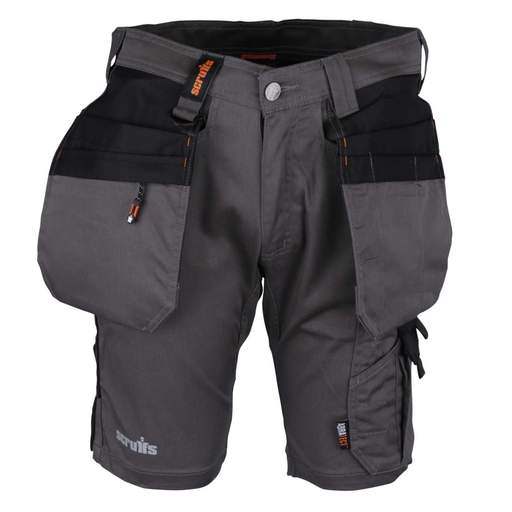 Scruffs 36W Worker Plus Holster Shorts Graphite