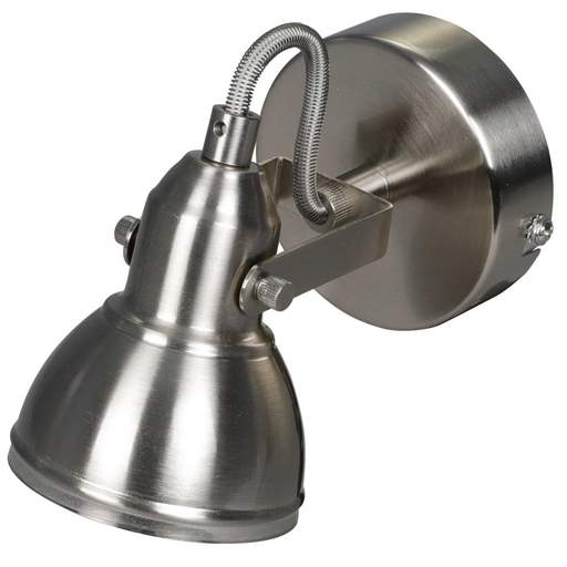 Searchlight Focus GU10 Spotlight Satin Silver