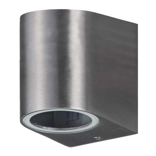Searchlight GU10 Outdoor Wall Light Silver