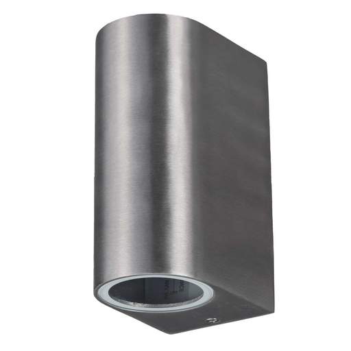 Searchlight GU10 Up and Down Wall Light Silver (8008-2SS-LED) | CEF