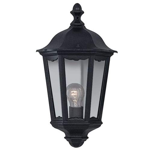 Searchlight Alex IP44 Black Half Lantern