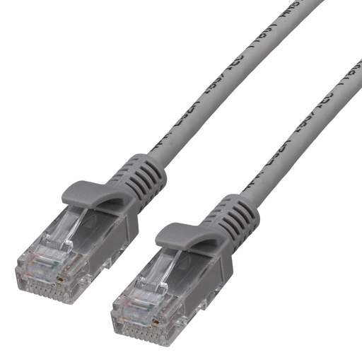 Securi-Flex 1m CAT6 Moulded Patch Lead Grey