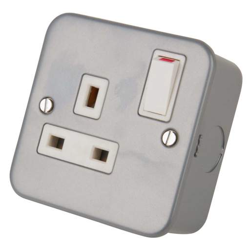 LGA Selectric 13A DP 1 Gang Socket Metal Clad