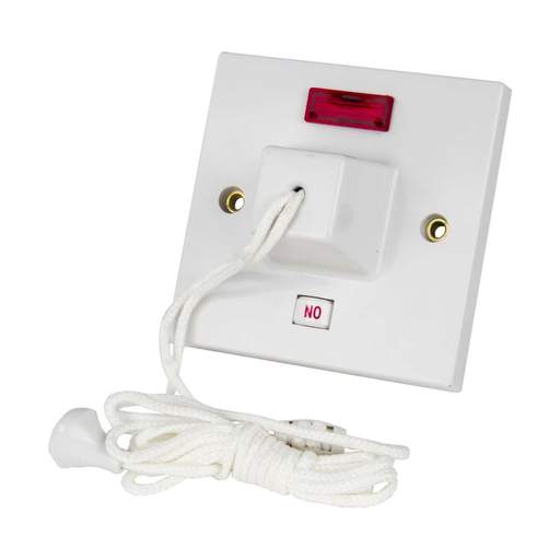 LGA Selectric 45A DP Switch with Neon White