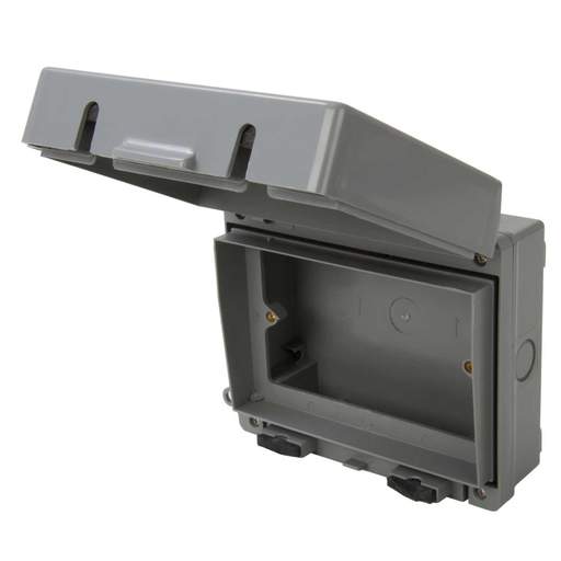 LGA Selectric IP65 2 Gang Outdoor Universal Accessory Box