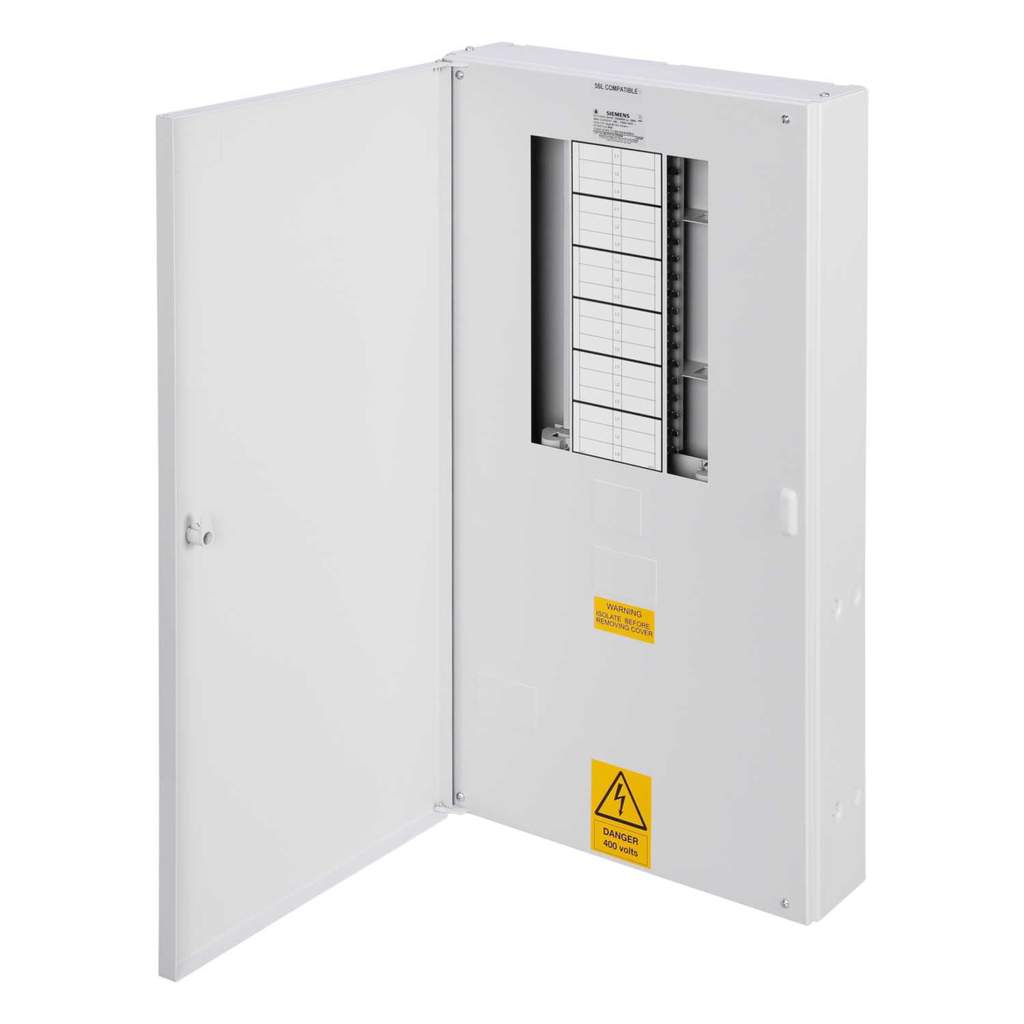 Siemens 12 Way 125A TP+N Type B Distribution Board without Incomer