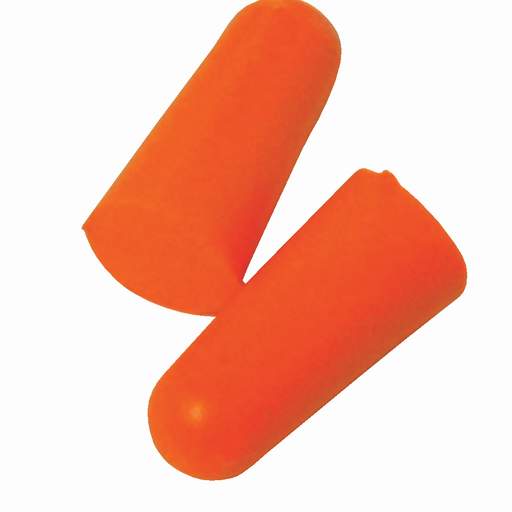 Silverline 37dB Ear Plugs Orange (Pack of 5 Pairs)