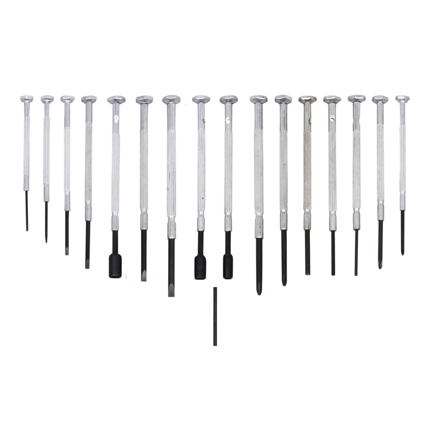Silverline 16 Piece Jewellers Screwdriver Set (633888) CEF