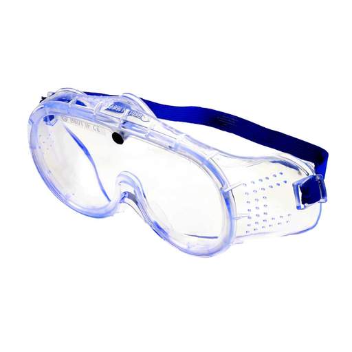 Silverline Safety Goggles Direct Ventilation Clear