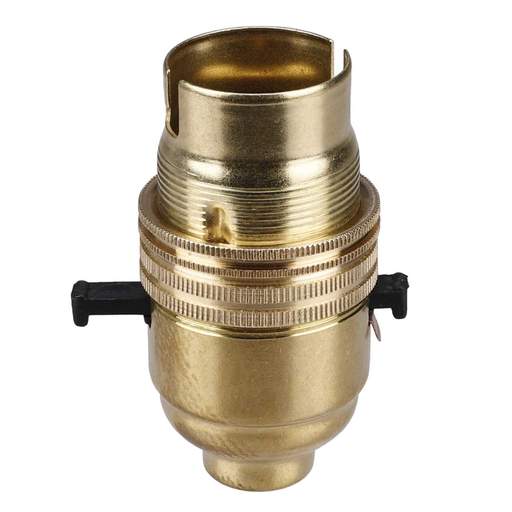 S Lilley M10 x 1mm Pitch Threaded Entry Switched Lampholder (Sold in 1's)