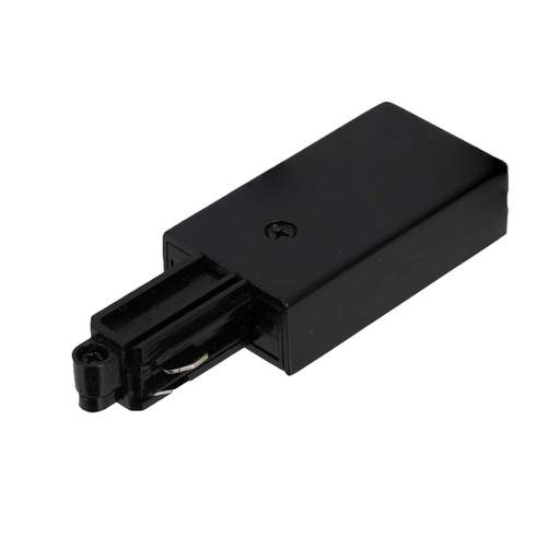 SLV Lighting Feed for 1 Circuit Track Earth Right Black
