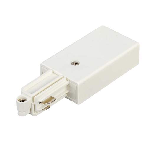 SLV Lighting Feed for 1 Circuit Track Earth Right White