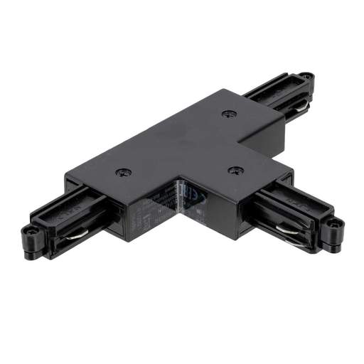 SLV Lighting T-Connector for 1 Circuit Track Earth Left Black