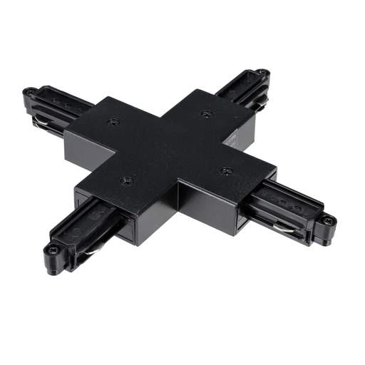 SLV Lighting X-Connector for 1 Circuit Track Black