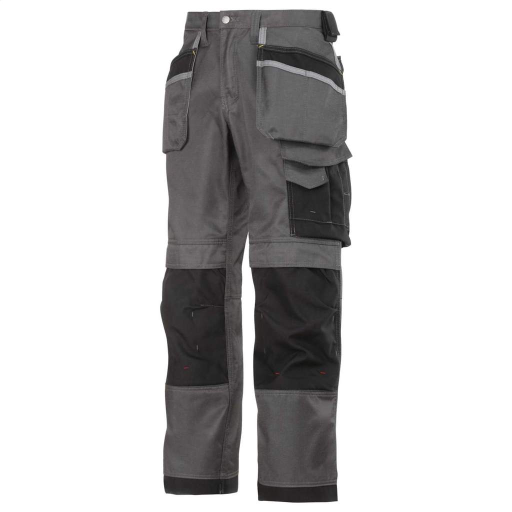 Snickers 35W 30L Craftsmen Trousers Muted Grey / Black