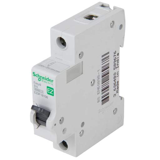 Schneider Easy9 6A Single Pole 6kA B Curve MCB