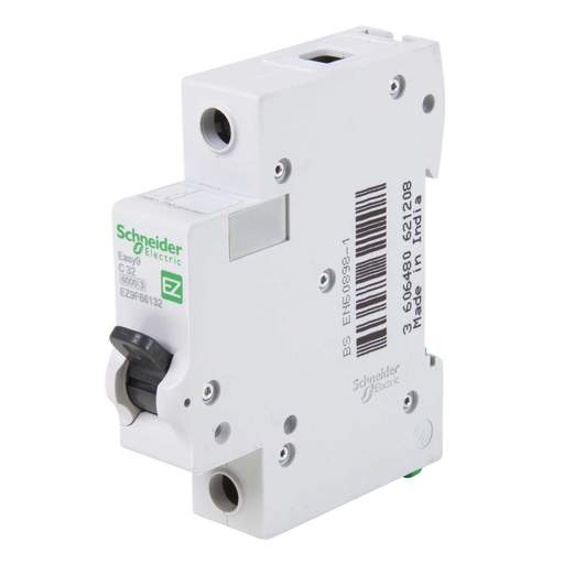 Schneider Easy9 32A Single Pole 6kA C Curve MCB