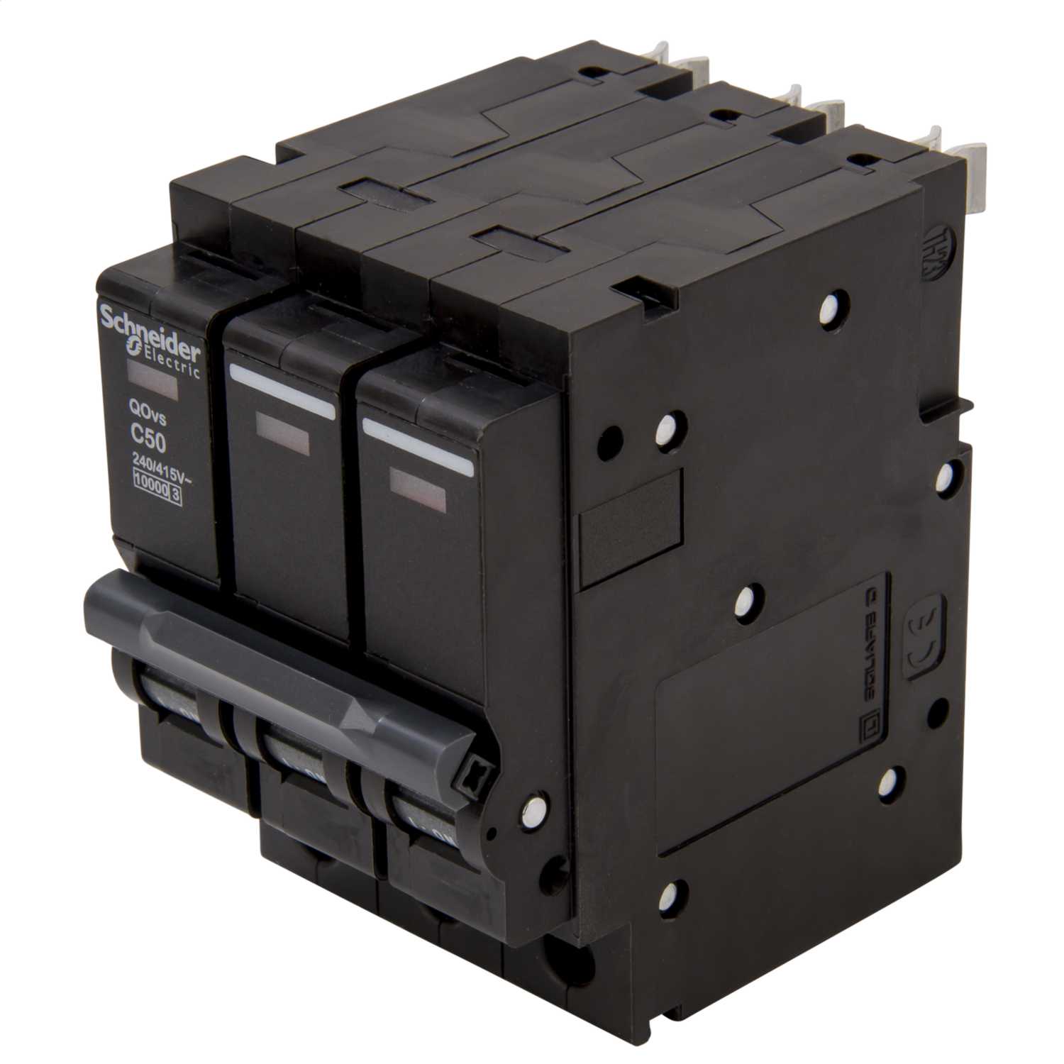 QO250 2-Pole 50 Amp Circuit Breaker – Plug-On, 120/240V, QO Series