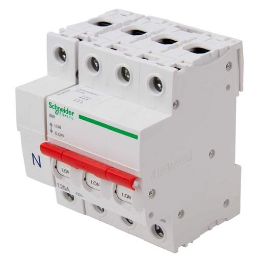 Schneider Square D IKQ 125A Triple Pole and Neutral Type B Switch Disconnector