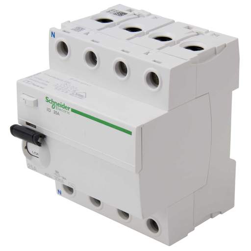 Schneider Square D IKQ 25A 4 Pole 30mA Type AC RCD