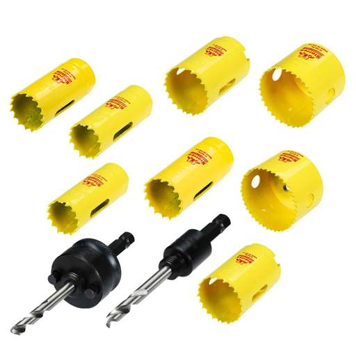 Starrett 8 Piece General Purpose HSS Holesaw Kit