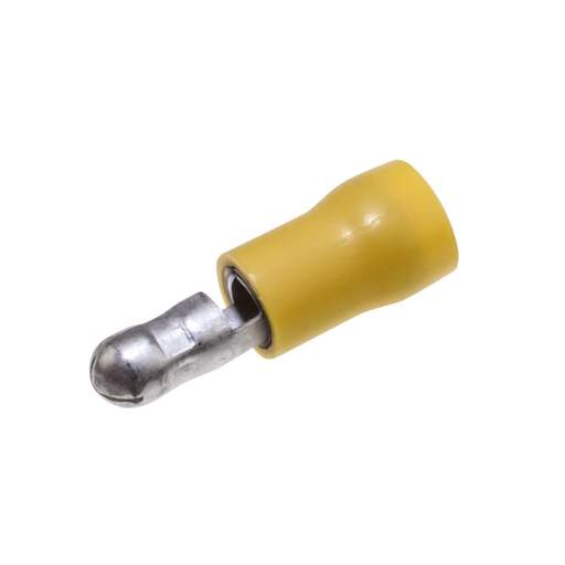 Engex Yellow Bullet Crimp Lugs for 6mm Cables (Pack of 100)
