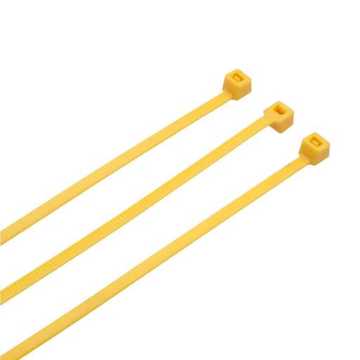 Engex 140mm x 3.6mm Cable Ties Yellow (Pack of 100)