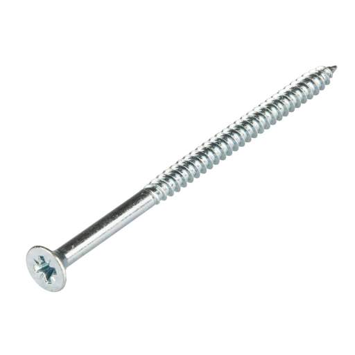 Engex 8 x 3 Countersunk Twin Thread Woodscrews Bright Zinc Plated (200)