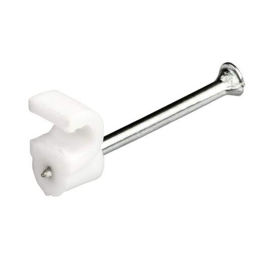 Engex 2.75mm Round Clips White (Pack of 100)
